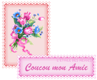 Gif animé coucou mon amie